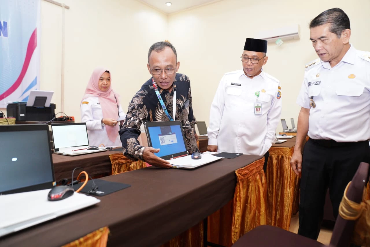 Pj Wako Buka Segel Ruang Tes CPNS, 4.746 Peserta Mulai Tes SKD